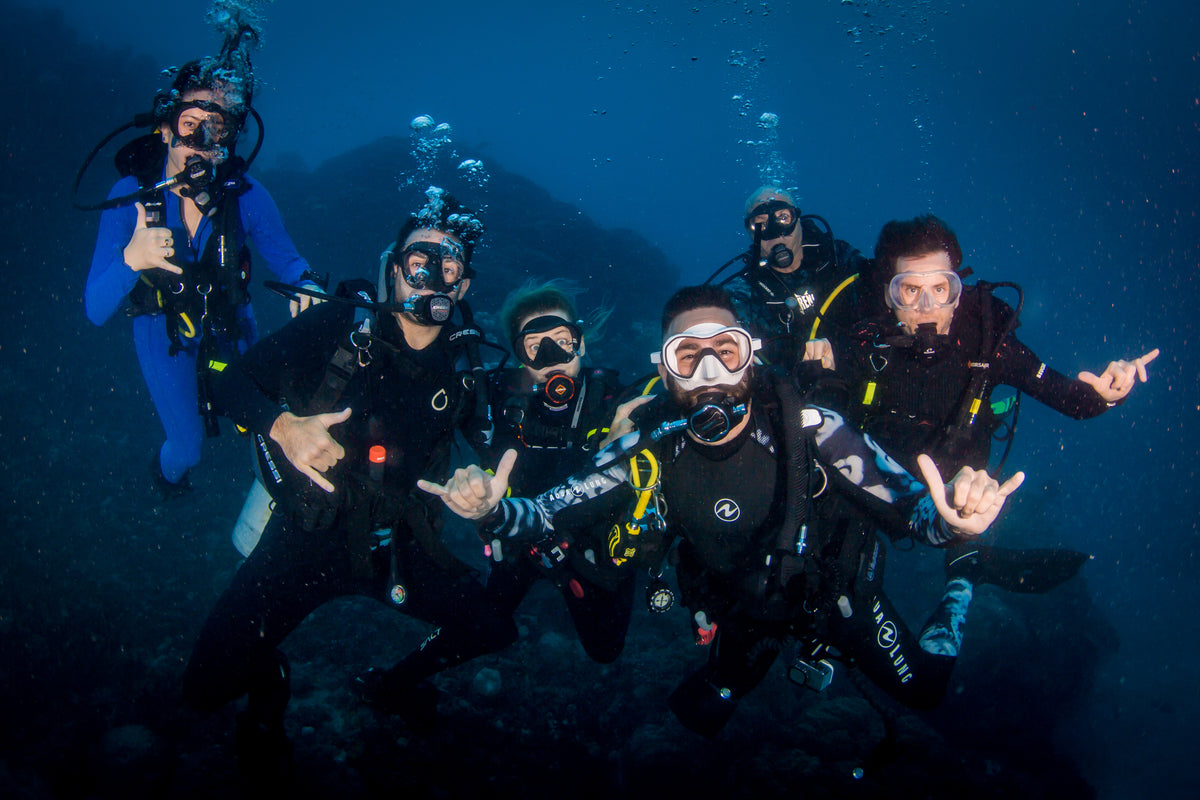 Scuba diver exploring underwater