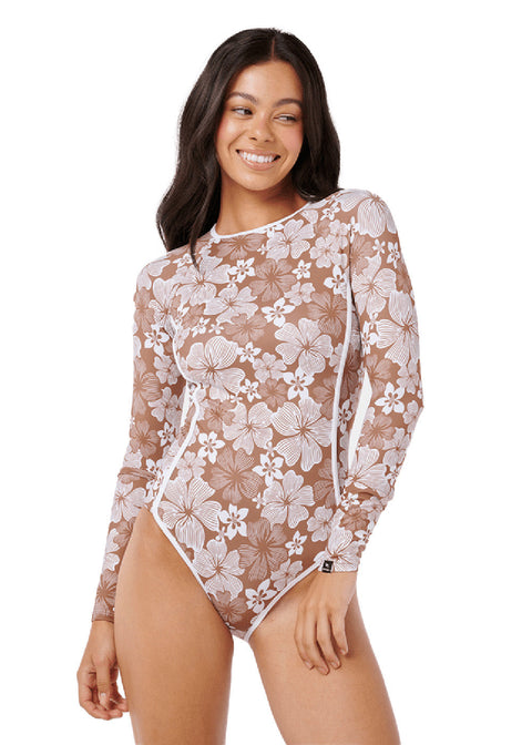 Rip Curl Womens Aloha State LS Lycra Full Piece Swimsuit