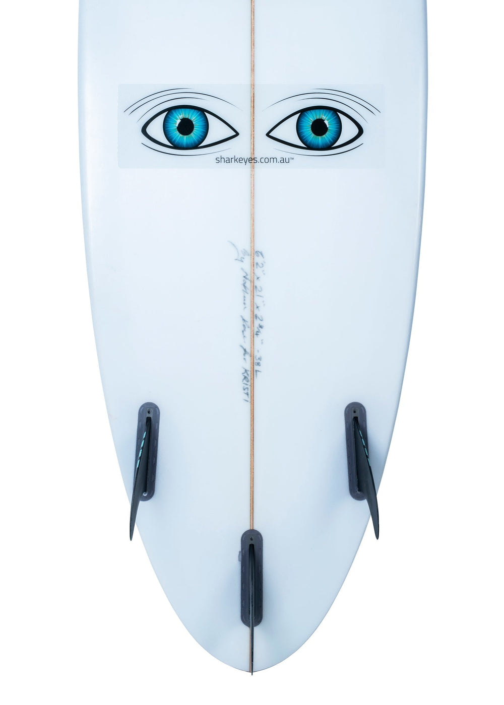 Shark Eyes Clear Sticker - Large