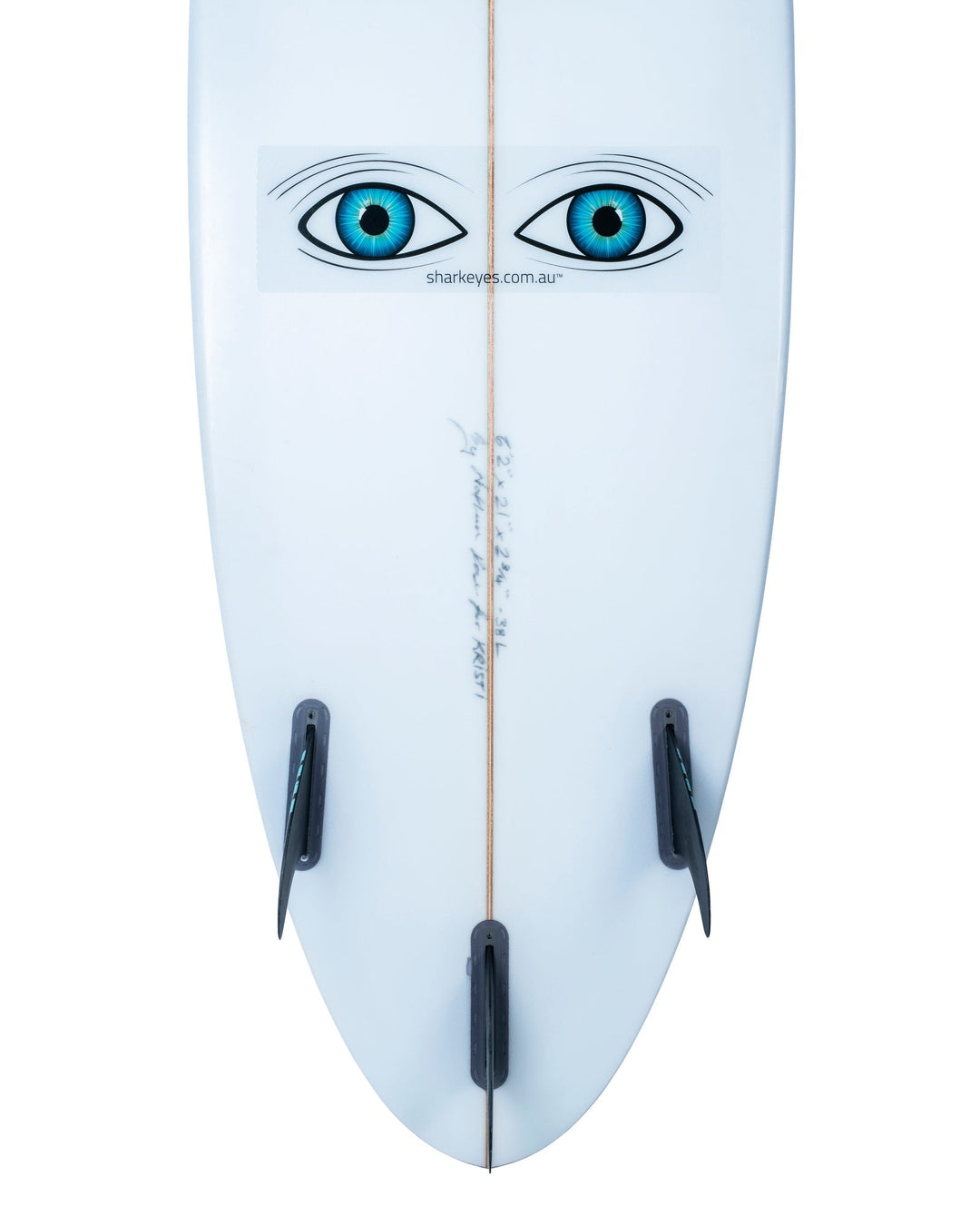 Shark Eyes Clear Sticker - Large