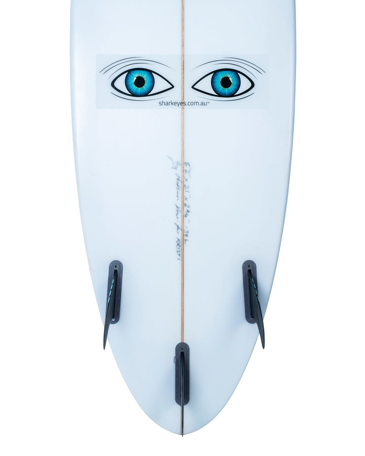 Shark Eyes Clear Sticker - Large