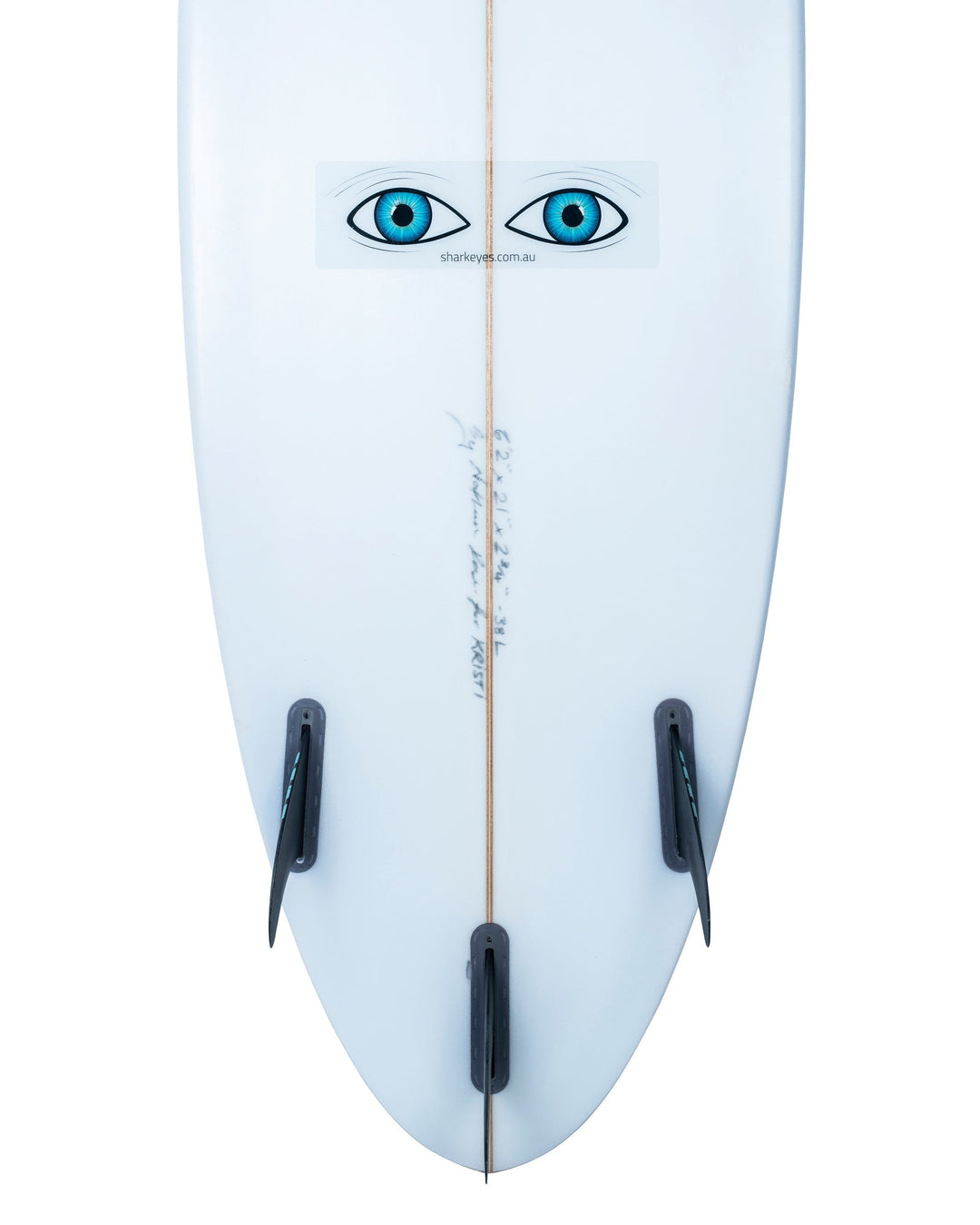 Shark Eyes Clear Sticker - Medium