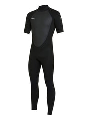 O'Neill Mens Reactor II 3/2mm Back Zip Short Sleeve Steamer Wetsuit