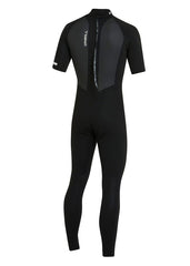 O'Neill Mens Reactor II 3/2mm Back Zip Short Sleeve Steamer Wetsuit