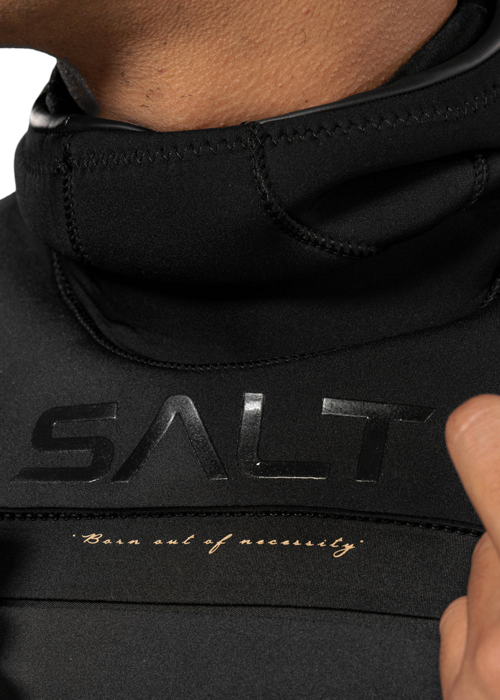 SALT Element Mens Chest Zip Hooded Steamer - 4/3mm