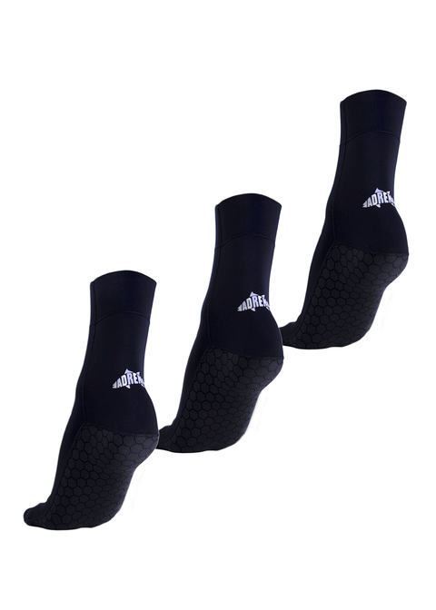 Adreno Tuna 2mm Super Stretch Dive Socks - 3 Pack