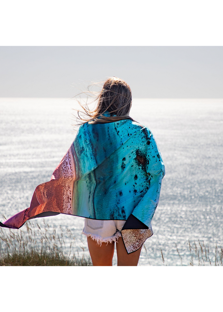 Will &amp; Wind Ningaloo From Above Microfiber Towel