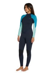ONeill Womens Reactor II 3/2mm Back Zip Steamer Wetsuit